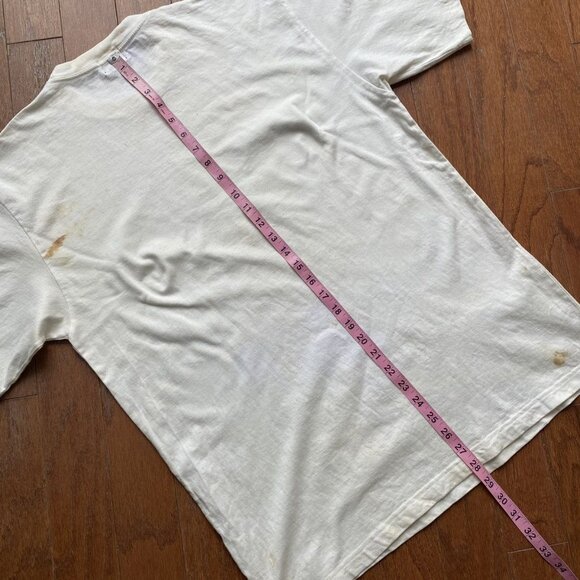 MCM Vintage Trashed Stained Graphic Tee Mens Size Large - Picture 6 of 7
